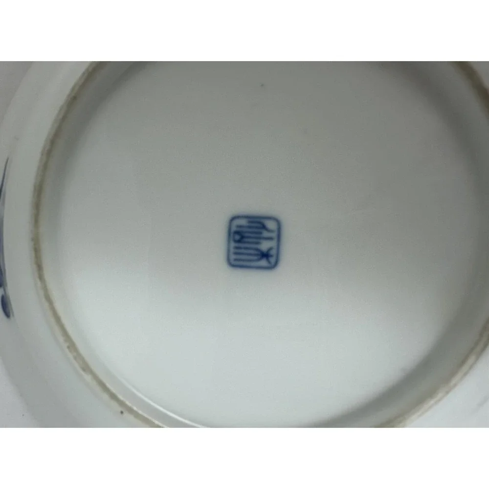 Antique Chinese Porcelain Bowl Blue & White  Qing-Republic Jingdezhen ~8